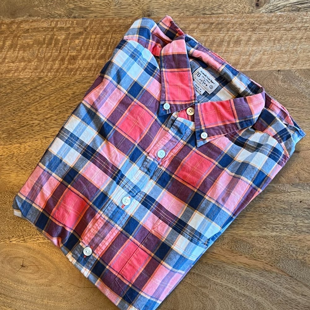 J. Crew Summer Plaid Shirt